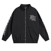 MIXED EMOTION “ME” Rhinestone Nylon Jacket